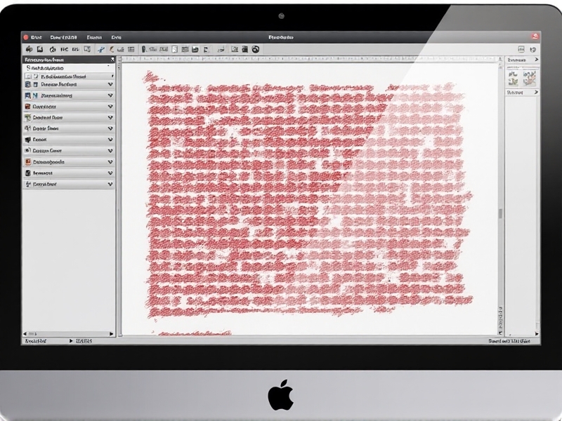 A screenshot of OCR software attempting to process a scanned document with ink bleed-through. The software has misread several characters, with ghost text from the reverse side causing confusion. The interface shows highlighted errors in red, emphasizing the inaccuracies caused by the bleed-through.